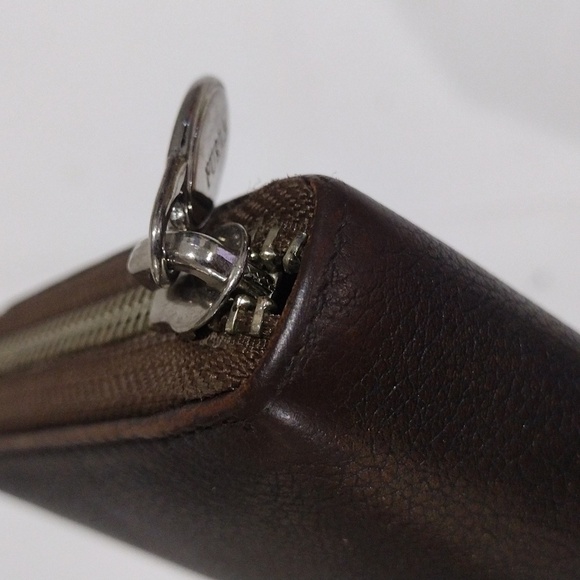 Furla Brown Leather Babylon Zip-Around Long Wallet – Luxury Women’s Wallet - Picture 9 of 17